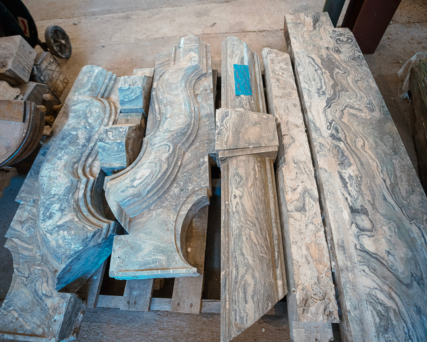 Stone Bridge Marble Mantel Surround