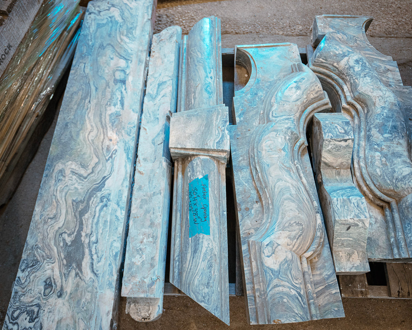 Stone Bridge Marble Mantel Surround