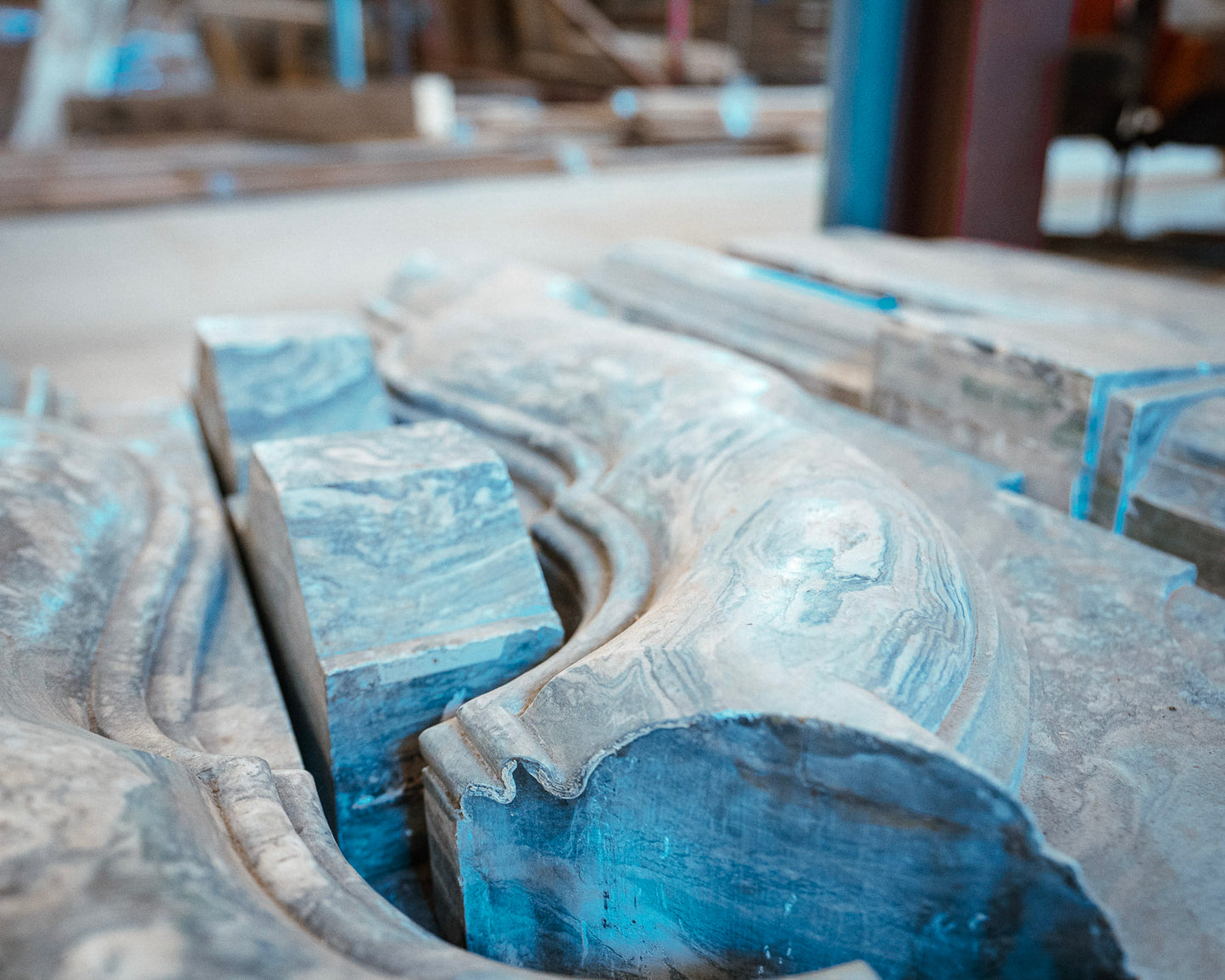 Stone Bridge Marble Mantel Surround