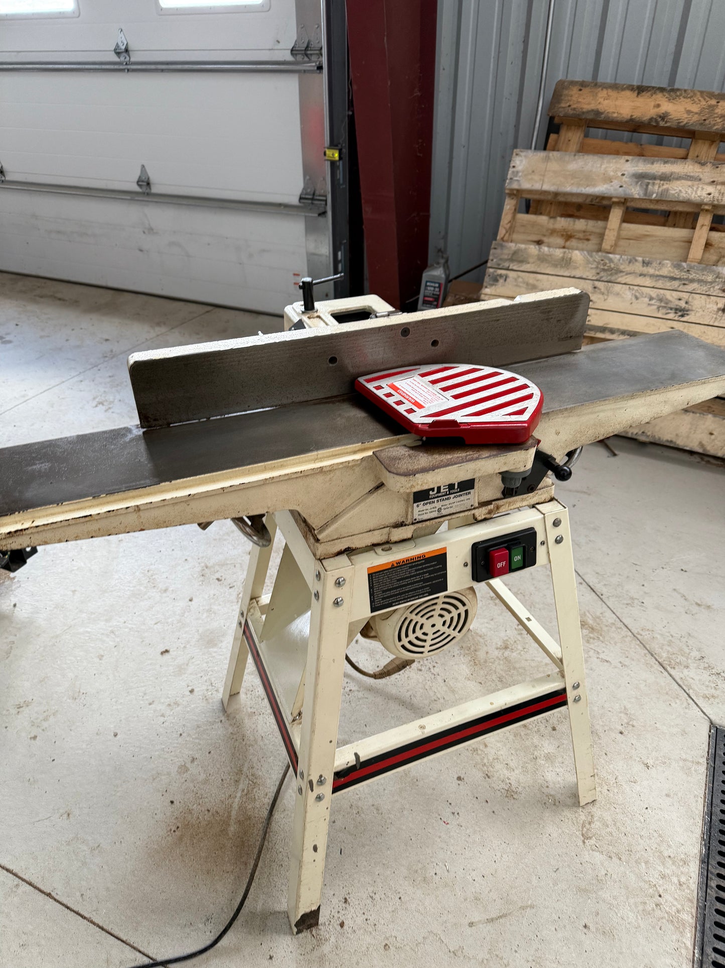 JET Open Stand Jointer