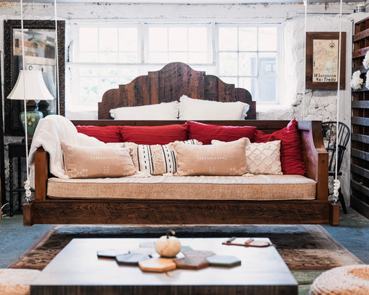 Twin Swing Bed with Cushion